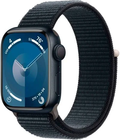 Apple Watch Series 9 Sport Loop, 41 мм, «тёмная ночь»