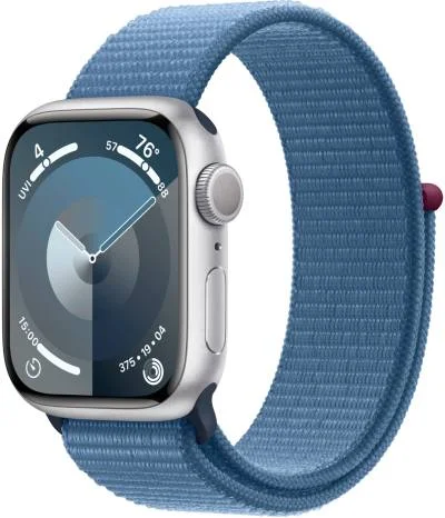 Apple Watch Series 9 Sport Loop, 41 мм, серебристый