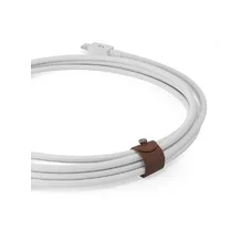 Дата-кабель "vlp" Nylon Cable USB C - USB C, 100W, 1.2м, белый