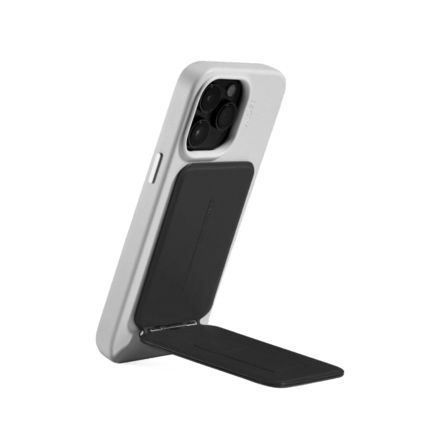 Подставка-трипод из веганской кожи с поддержкой MagSafe MOFT Snap Phone Tripod Stand MOVAS, черный