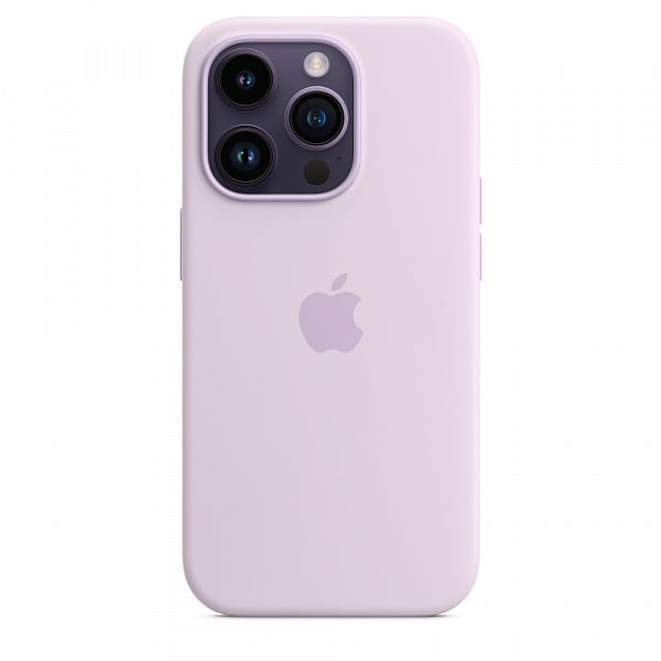 Чехол силиконовый MagSafe iPhone 14 Pro Max, лавандовый