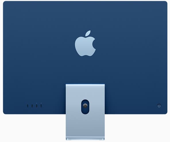 Моноблок Apple iMac 24" Retina 4,5K, M3 (8C CPU, 10C GPU, 2023), 8 ГБ, 512 ГБ SSD, синий