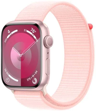 Apple Watch Series 9 Sport Loop, 41 мм, розовый