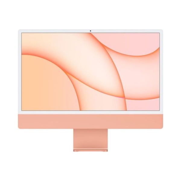Моноблок Apple iMac 24" Retina 4,5K, M1 (8-core GPU), 8 ГБ, 256 ГБ (Z132000BK), оранжевый