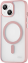 Чехол защитный uBear Cloud Mag Case, iPhone 15, MagSafe, усиленный, розовый