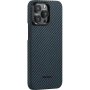 Чехол Pitaka MagEZ Case 4 для iPhone 15 Pro Max 600D черно-синий