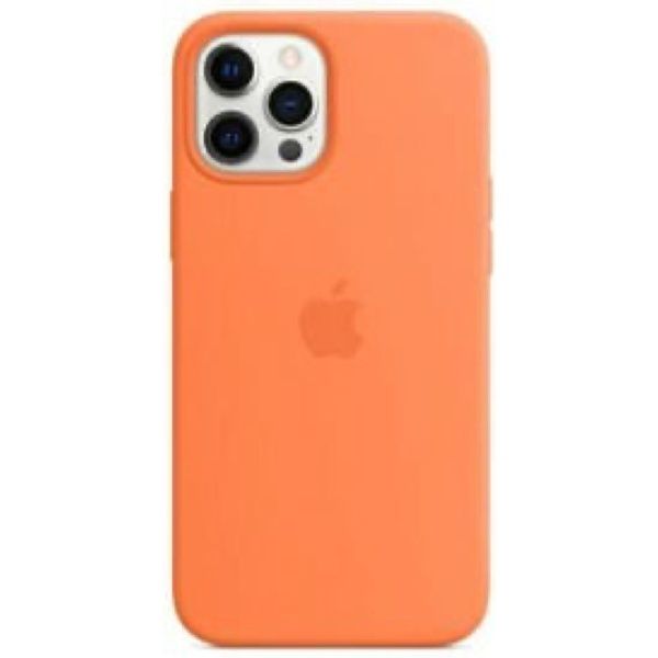 Чехол силиконовый MagSafe iPhone 12 Pro Max, оранжевый