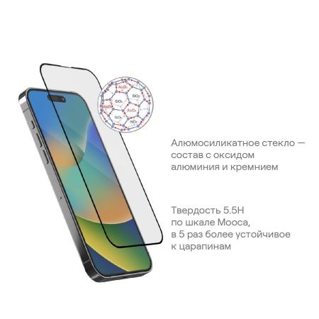 Защитное стекло uBear iPhone 15 Pro