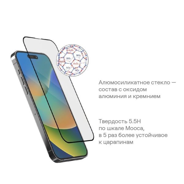 Защитное стекло uBear iPhone 15 Pro Max