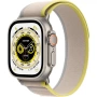 Apple Watch Ultra 49 мм, ремешок Trail желтого/бежевого цвета, размер S/M