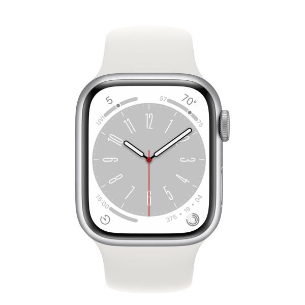Apple Watch Series 8 45 мм, серебристый