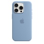 Чехол силиконовый MagSafe iPhone 15 Pro Max, голубой