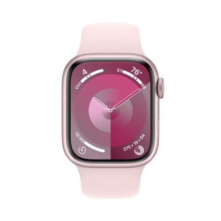 Apple Watch Series 9 45 мм, розовый, размер S/M