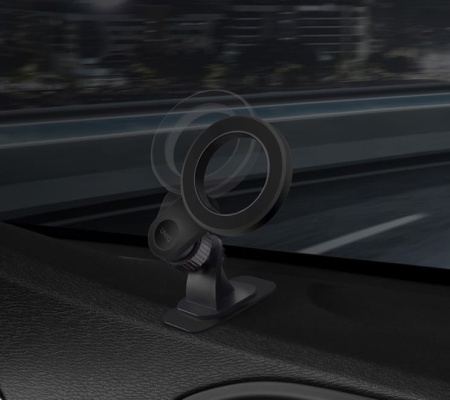 Автодержатель Uniq TRELIX Magnetic Dashboard Car mount, черный