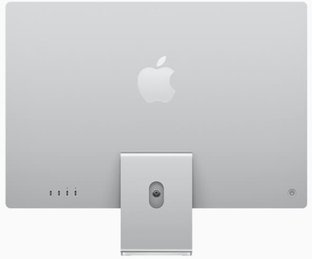 Моноблок Apple iMac 24" Retina 4,5K, M3 (8C CPU, 10C GPU, 2023), 8 ГБ, 512 ГБ SSD, серебристый