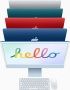 Моноблок Apple iMac 24" Retina 4,5K, M1 (8-core GPU), 8 ГБ, 256 ГБ (MGPK3), синий