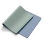 Коврик Satechi Dual Side ECO-Leather Deskmate, синий/зеленый