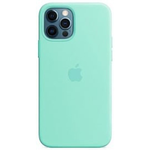 Чехол силиконовый MagSafe iPhone 12/12 Pro, мятный