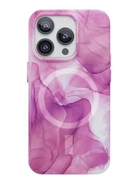 Чехол защитный “vlp” Splash case с MagSafe для iPhone 14 Pro Max, розовый