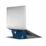 Подставка из веганской кожи на клейкой основе MOFT Adhesive Laptop Stand для MacBook, синий