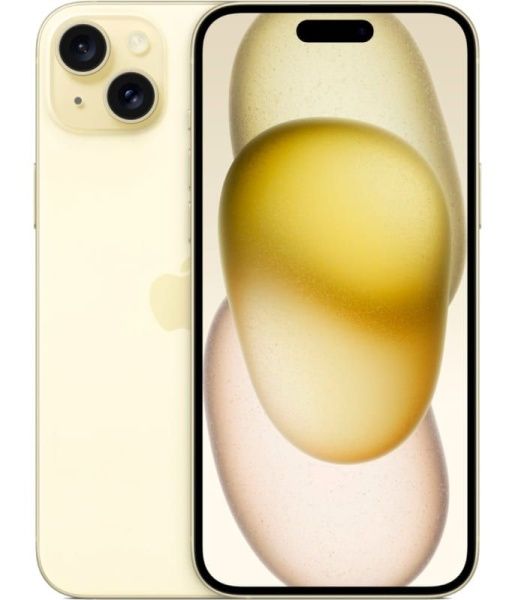Apple iPhone 15 Plus 256 ГБ, желтый