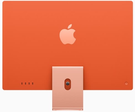 Моноблок Apple iMac 24" Retina 4,5K, M3 (8C CPU, 10C GPU, 2023), 8 ГБ, 256 ГБ SSD, оранжевый