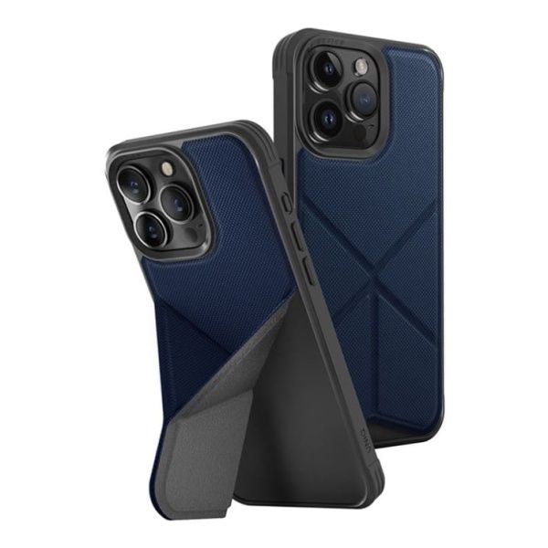 Чехол Uniq c MagSafe для iPhone 15 Pro Transforma, синий