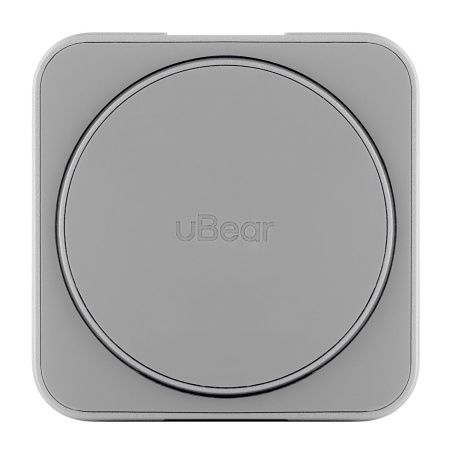 Беспроводное зарядное устройство uBear Balance 3 в 1 MagSafe 25 Вт, серебристый