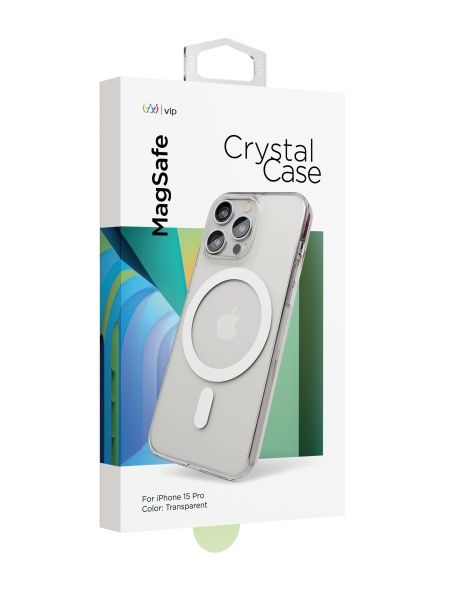Чехол "vlp" Crystal case with MagSafe для iPhone 15 Pro