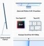 Моноблок Apple iMac 24" Retina 4,5K, M1 (8-core GPU), 8 ГБ, 256 ГБ (MGPC3), серебристый