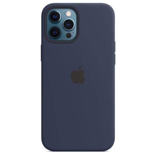 Чехол силиконовый MagSafe iPhone 12 Pro Max, синий