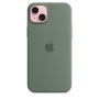 Чехол силиконовый MagSafe iPhone 15 Plus, зеленый