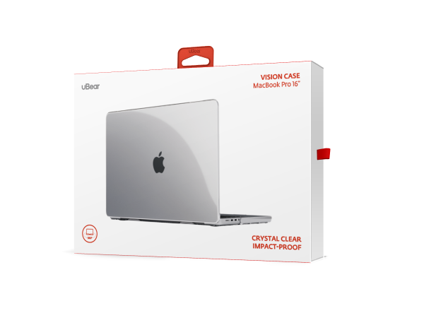 Чехол uBear Vision Case для MacBook Pro 16 (2021), прозрачный