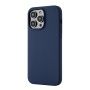 Чехол силиконовый MagSafe Ubear iPhone 14 Pro Max, синий