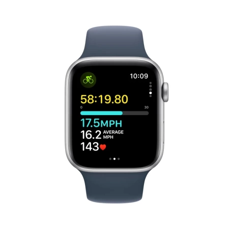 Apple Watch SE 2 2023, 40 мм, серебристый, размер S/M