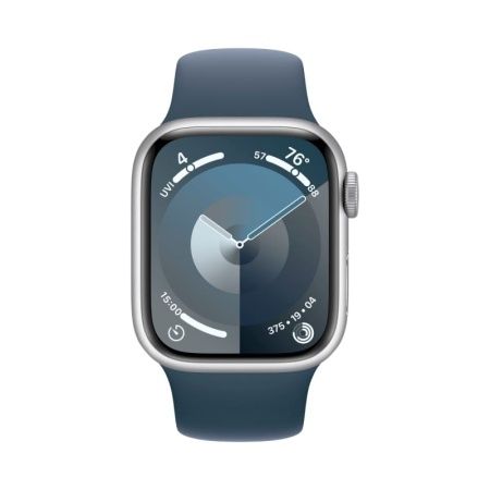 Apple Watch Series 9 45 мм, серебристый, размер S/M