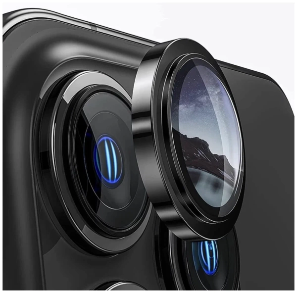 Защитное стекло камеры на iPhone 14Pro/Pro Max, черный
