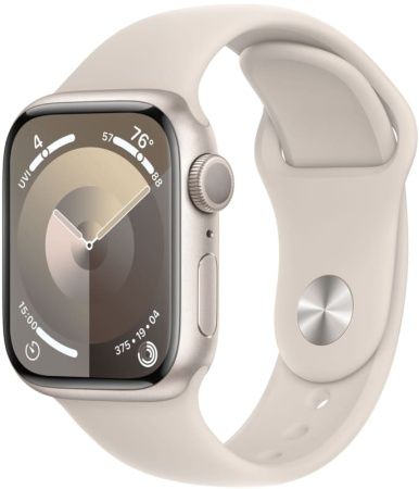 Apple Watch Series 9 45 мм, "сияющая звезда", размер S/M