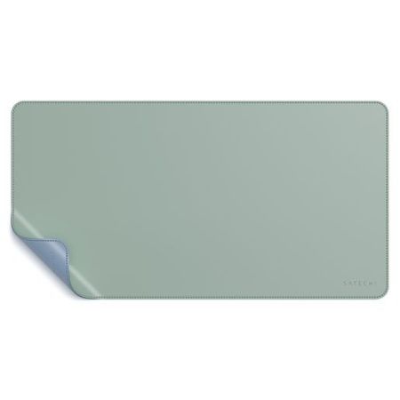Коврик Satechi Dual Side ECO-Leather Deskmate, синий/зеленый