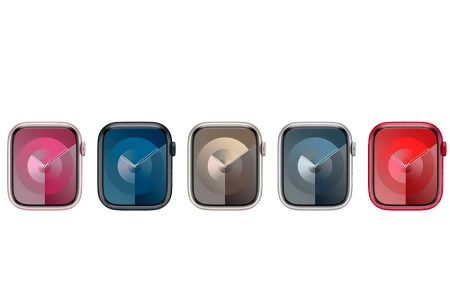 Apple Watch Series 9 45 мм, красный, размер S/M