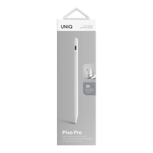Стилус Uniq PIXO PRO Magnetic Stylus for iPad (with wireless charging), белый