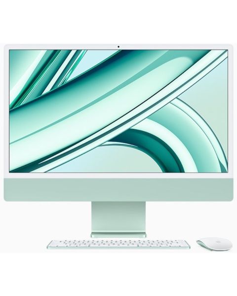 Моноблок Apple iMac 24" Retina 4,5K, M3 (8C CPU, 10C GPU, 2023), 8 ГБ, 512 ГБ SSD, зеленый