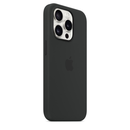 Чехол силиконовый MagSafe iPhone 15 Pro Max, черный