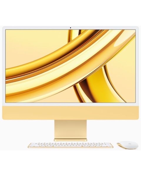 Моноблок Apple iMac 24" Retina 4,5K, M3 (8C CPU, 10C GPU, 2023), 8 ГБ, 512 ГБ SSD, желтый