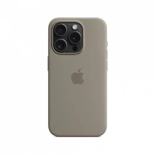 Чехол силиконовый MagSafe iPhone 15 Pro Max, глина