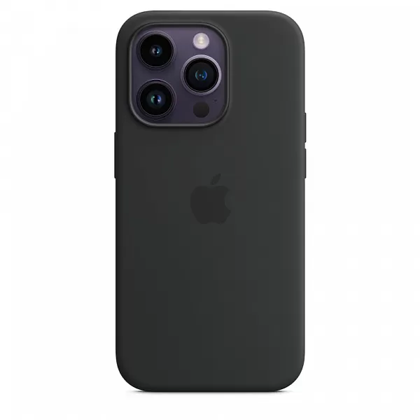 Чехол силиконовый MagSafe iPhone 14/14 Pro, черный