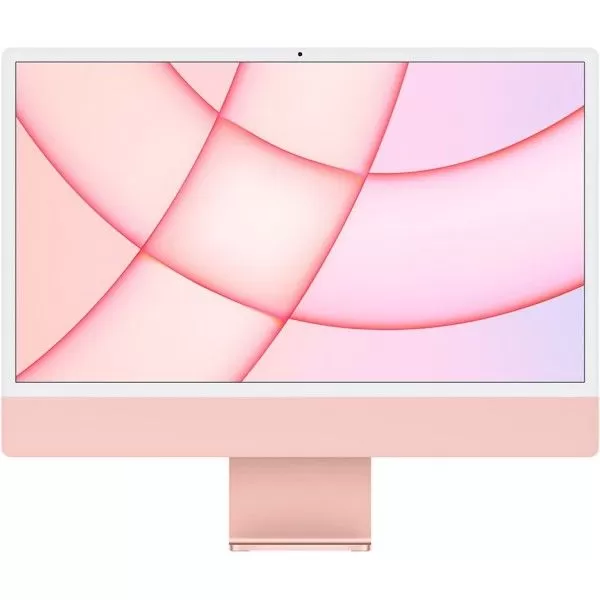 Моноблок Apple iMac 24" Retina 4,5K, M1 (8-core GPU), 8 ГБ, 256 ГБ (MGPN3), розовый